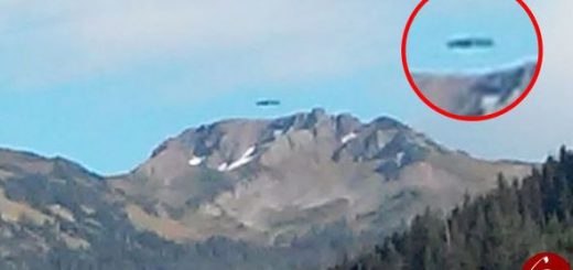 عکسی تکان دهنده از پرواز سفینه موجودات فضایی در آمریکا