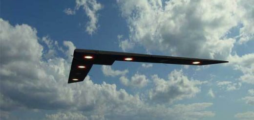 حادثه نورهای فینیکس : یوفو بومرنگ شکل در مرکز شهر