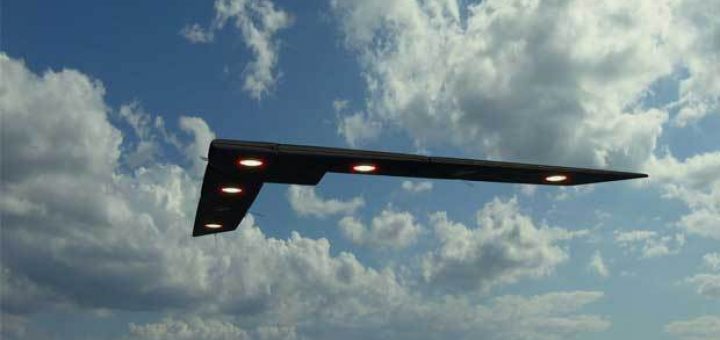 حادثه نورهای فینیکس : یوفو بومرنگ شکل در مرکز شهر