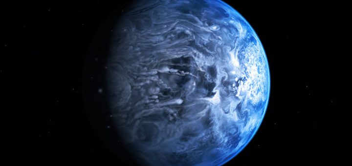 سياره بيگانه آبي رنگ