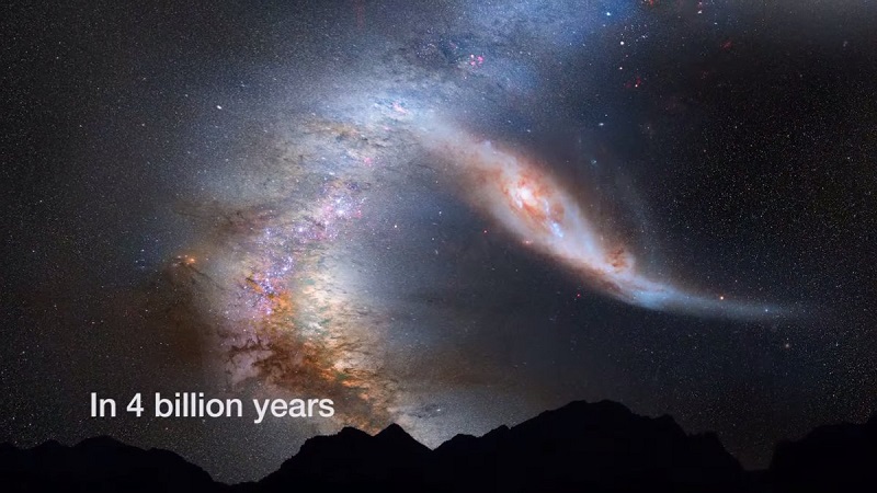 آسمان شب در 4 میلیارد سال بعد