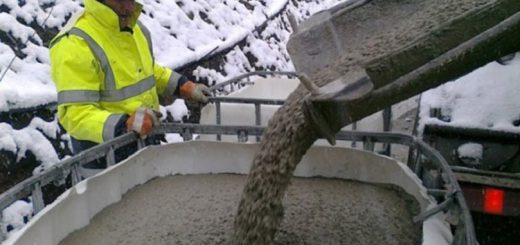 بتن ریزی در هوای سرد