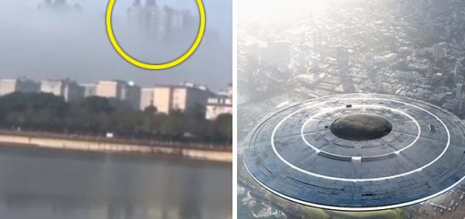 شهری معلق در آسمان چین