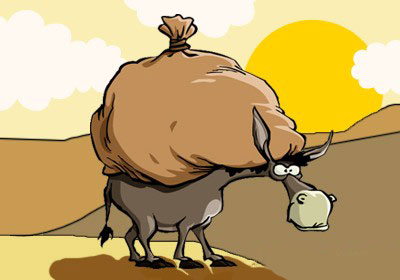 خر بیار باقلا بار کن