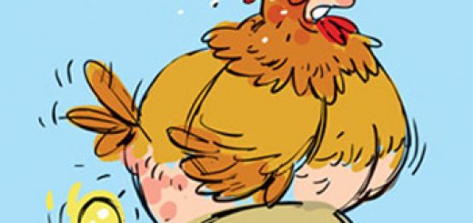 مرغی که تخم طلا می کرد، مرد