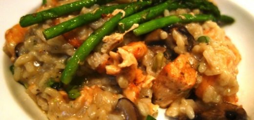 خوراک میگو زعفرانی