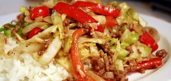 خوراک گوشت گاو