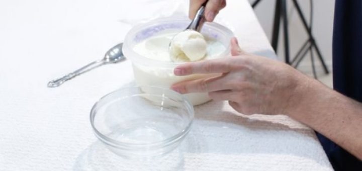 بستنی خانگی ساده