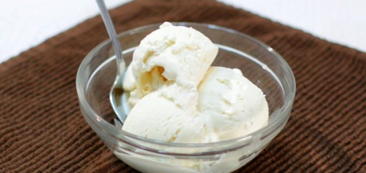 بستنی خانگی ساده