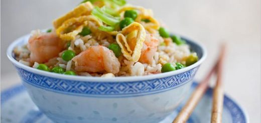 ميگوپلو با نخود فرنگي