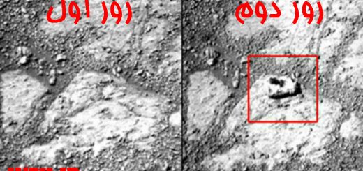 سنگ مرموزی در مریخ