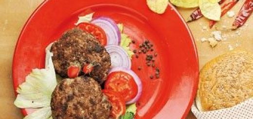 برگر بیف و قارچ