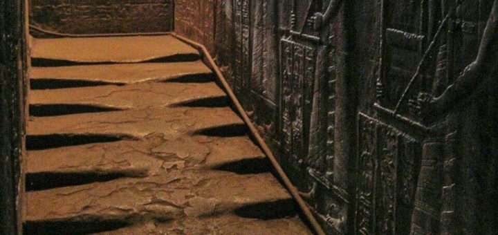 پلکان ذوب شده معبد دندرا