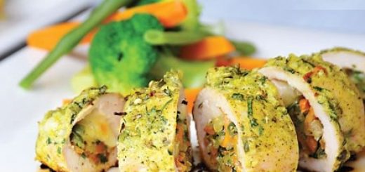 سینه مرغ با بروكلى