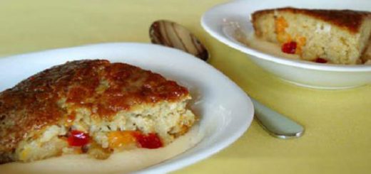 پودینگ موز، نارگیل و تخم شربتی