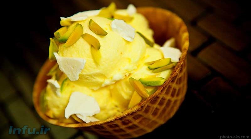 چگونه بستنی سنتی زعفرانی درست کنیم؟