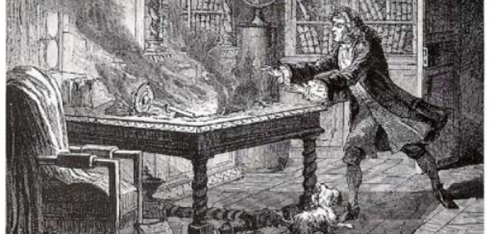 اسحاق نیوتن  کیمیاگر