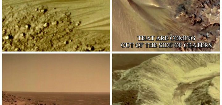 شواهد وجود آب در گذشته و حال مریخ.