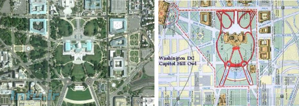 بخشی از طراحی شهری واشنگتن دی.سی