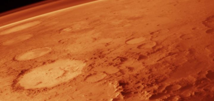 سطح مریخ از دید ماهواره MGS / ناسا.