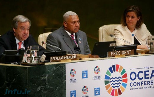 دبیرکل سازمان ملل در سخنرانی افتتاحیه اجلاس اقیانوس‌ها با شرکت ۲۰۰ کشور جهان