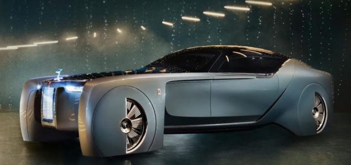 خودرو ۱۰۳اکس که به تازگی توسط رولزرویس معرفی شده لوکس‌ترین خودرو بدون راننده جهان محسوب می شود، منبع عکس سایت رسمی رولز رویس