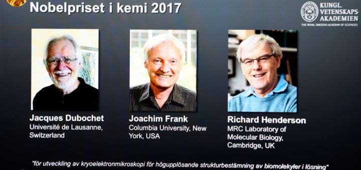 برندگان جایزه نوبل شیمی در سال ۲۰۱۷