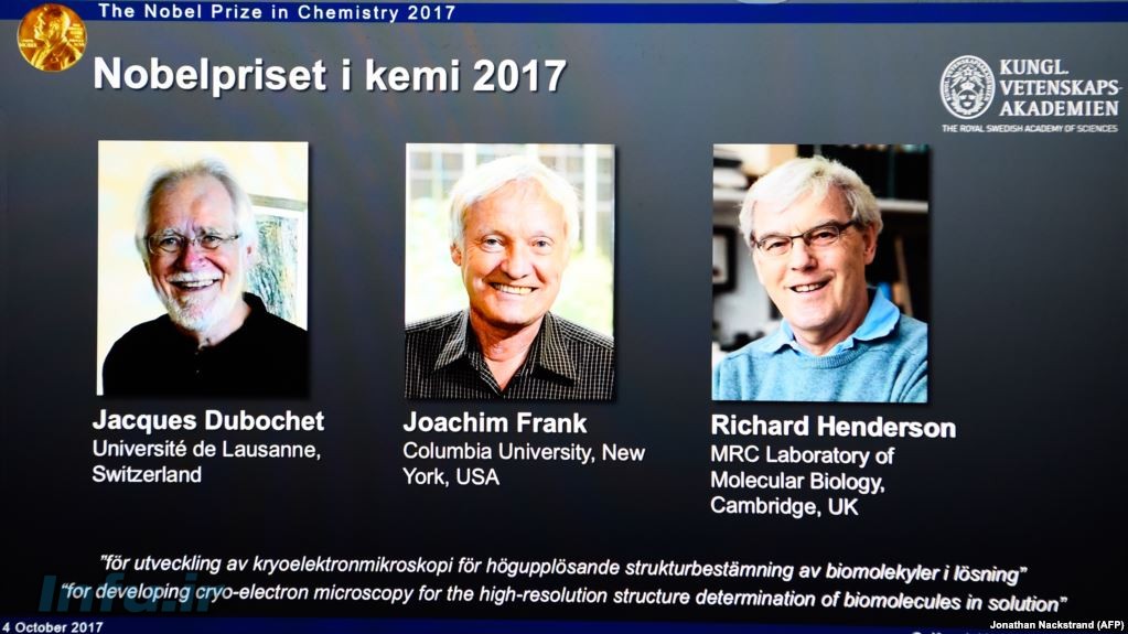 برندگان جایزه نوبل شیمی در سال ۲۰۱۷
