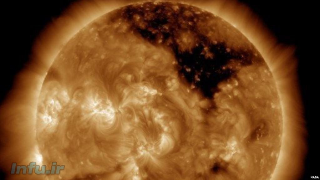 حفره سیاه بر روی خورشید