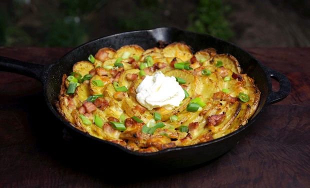 Roasted Spiral Potatoes