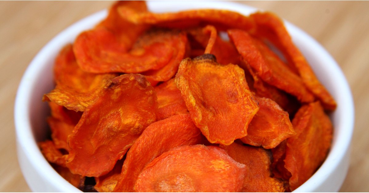 طرز تهیه چیپس هویج با 79 کالریcarrot-chips-recipe