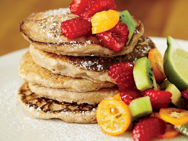 بهترین غذاها برای رژیم لاغری,پنکبک نارگیلی