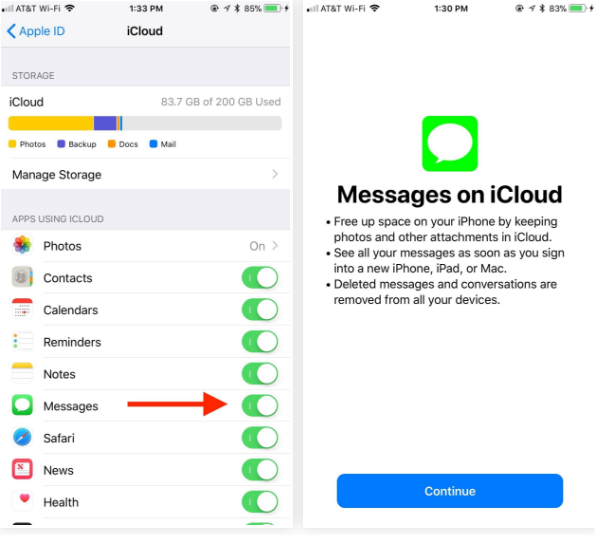  پیام ها در iCloud در نهایت اینجا هستند