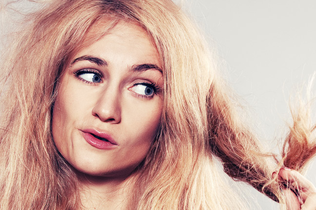 ترمیم موهای آسیب دیده