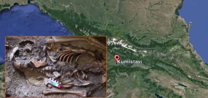 اسکلت کشف شده در قفقاز