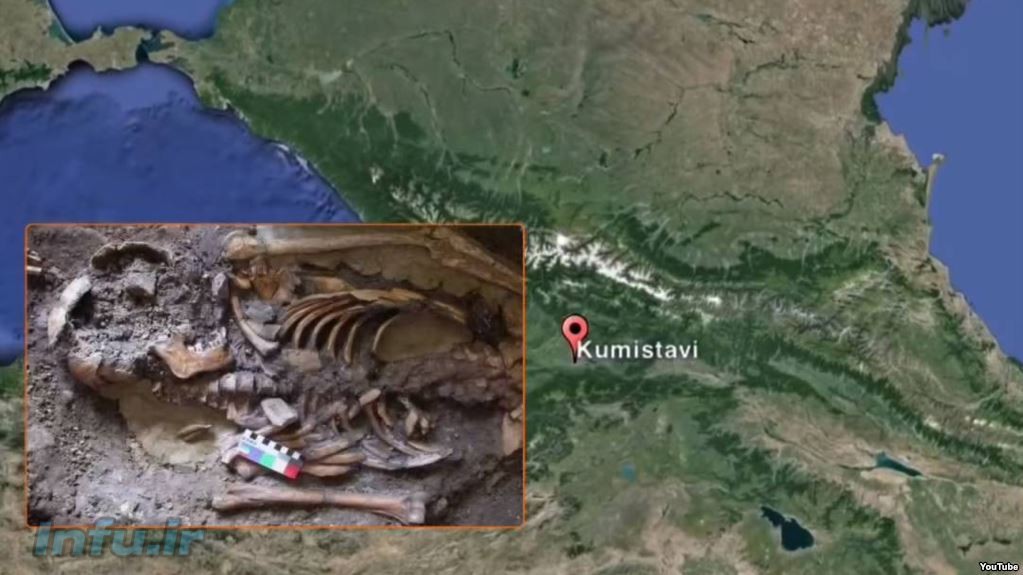اسکلت کشف شده در قفقاز