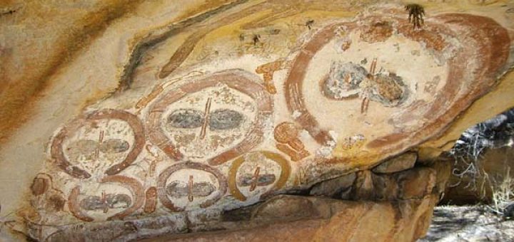 نقاشی غار ۷۰۰۰ ساله در استرالیا