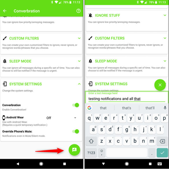 شخصی سازی نوتیفی از طریق محتوا 
