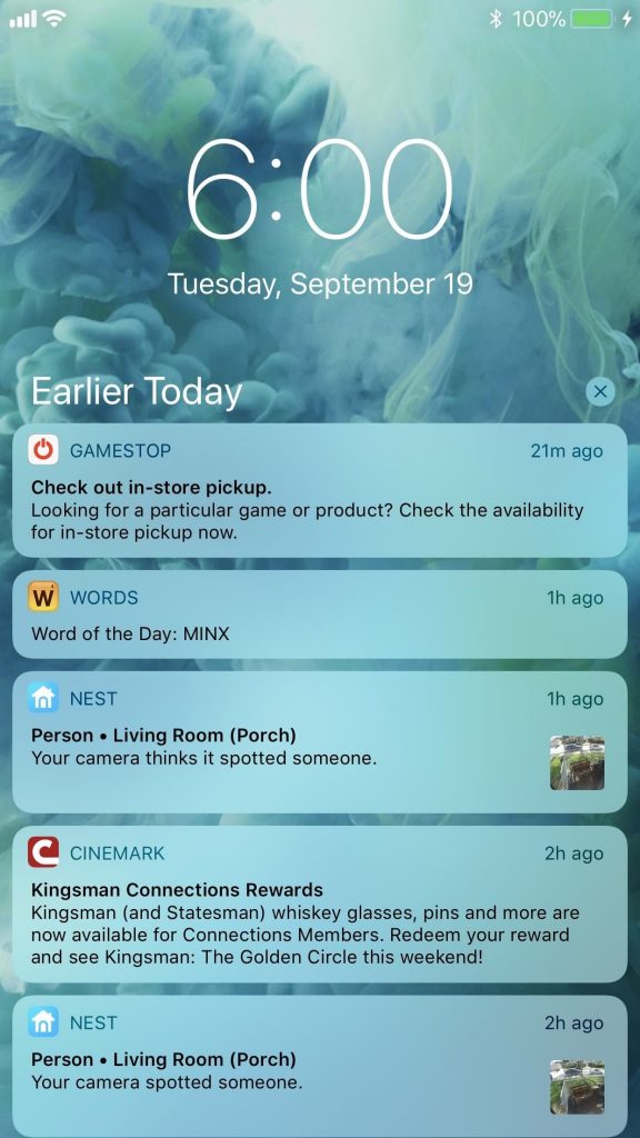  Notification Center 