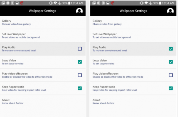 قرار دادن فیلم روی والپیپر اندروید