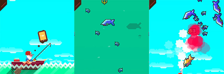 بازی Ridiculous Fishing