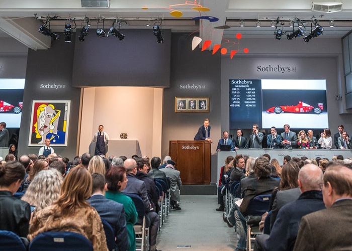 مزایده فراری F2001 مایکل شوماخر