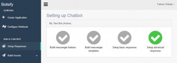  پیکربندی چت بات