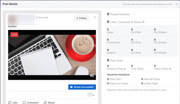 پخش فیلم به صورت زنده در فیس بوک