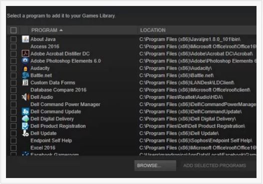 اضافه کردن بازیهای خارج از استیم به استیم