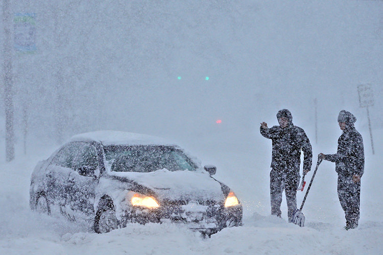 رانندگی در برف
