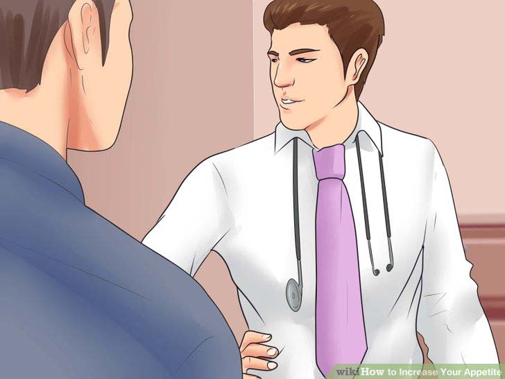 راههای افزایش اشتها - از یک پزشک متخصص کمک بگیرید