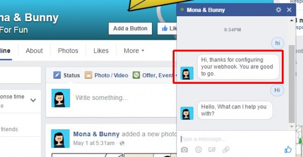  پیکربندی چت بات