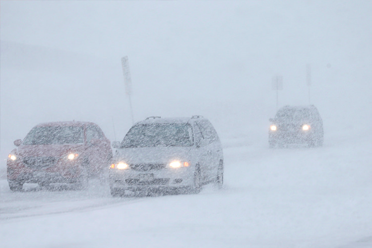 رانندگی در برف