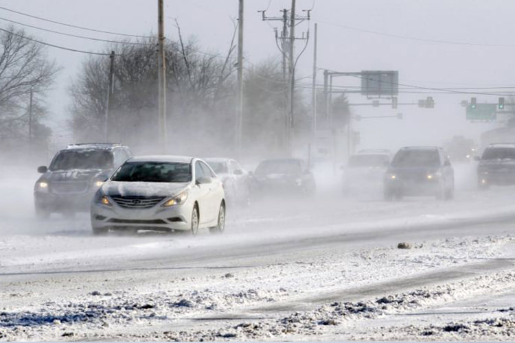 رانندگی در برف